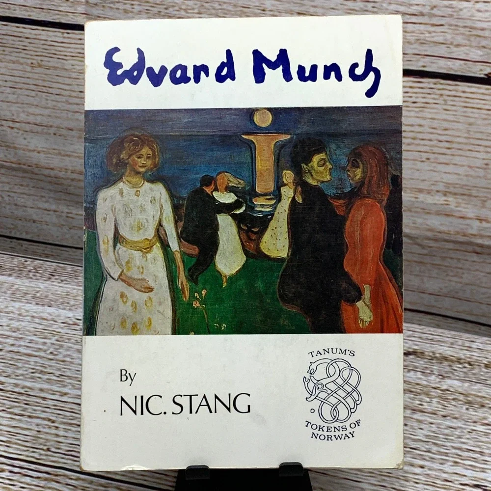 Edvard Munch by Nic Stang Tanums Tokens of Norway Art Book 1972 Paperback‎